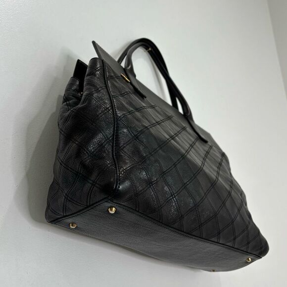 Marc Jacobs BUDDY Quilted Satchel Bag Black - Picture 8 of 12